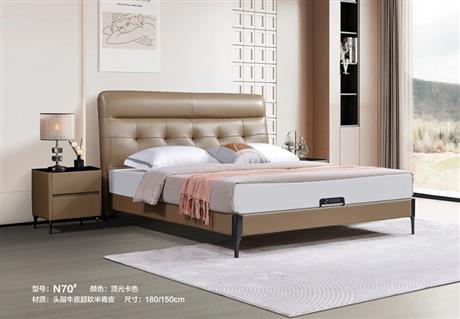 N70#超软半青软床（带柜）