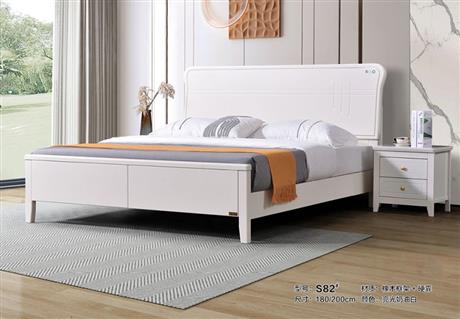 S82#实木床