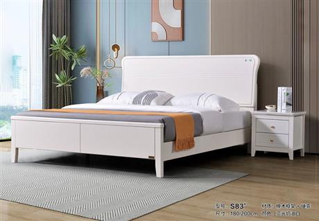 S83#实木床