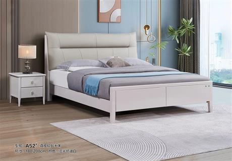 A52#真皮大床