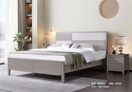 8065#实木床